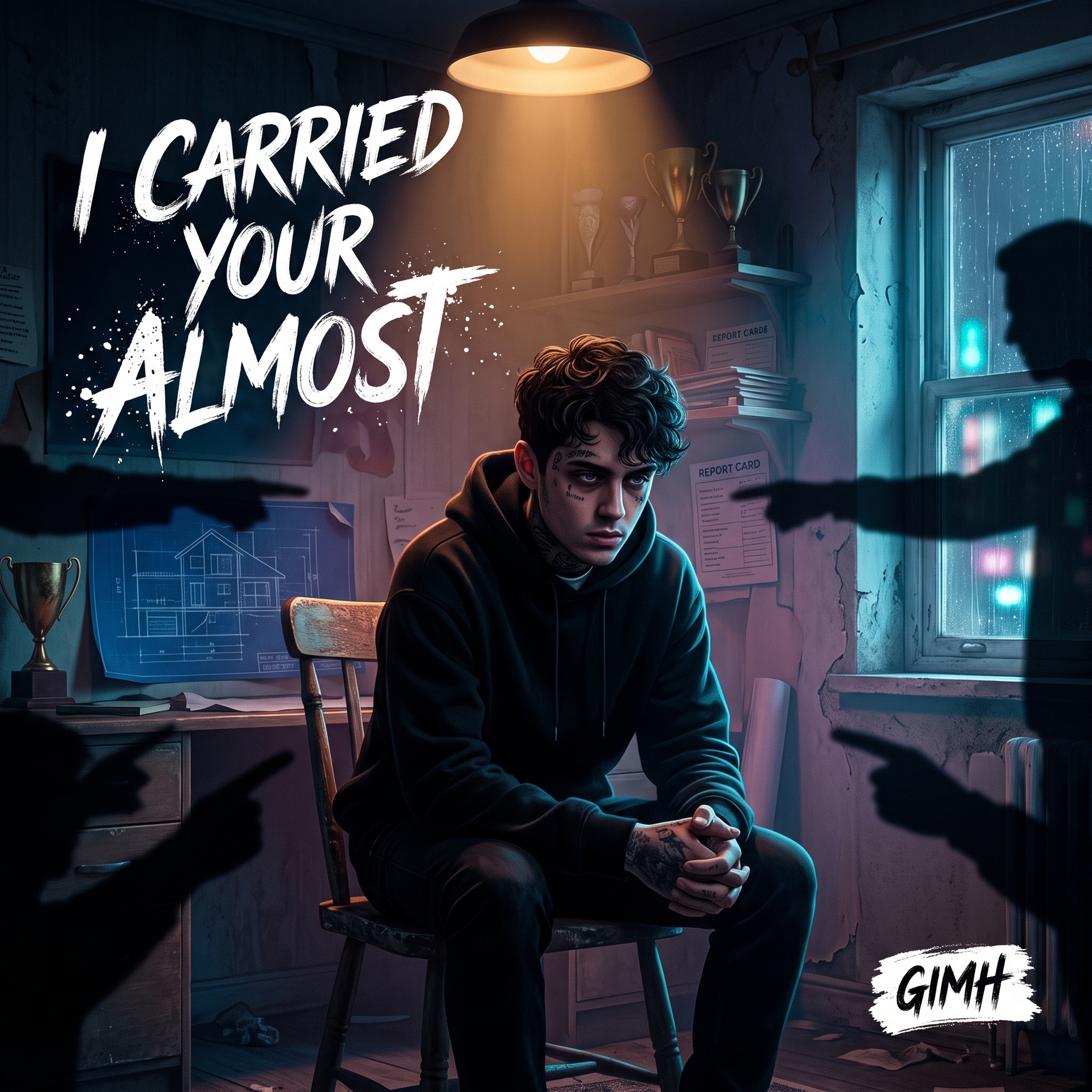 Songs for lost dreamers with no map Ghost in my hoodie listener lane artwork