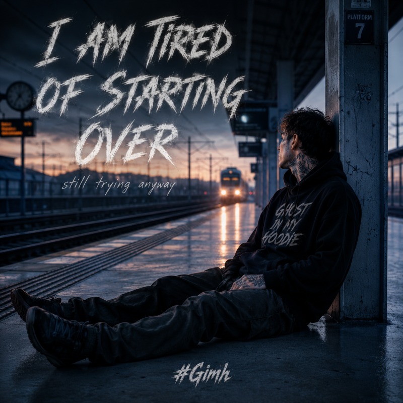 I am tired of starting over cover art