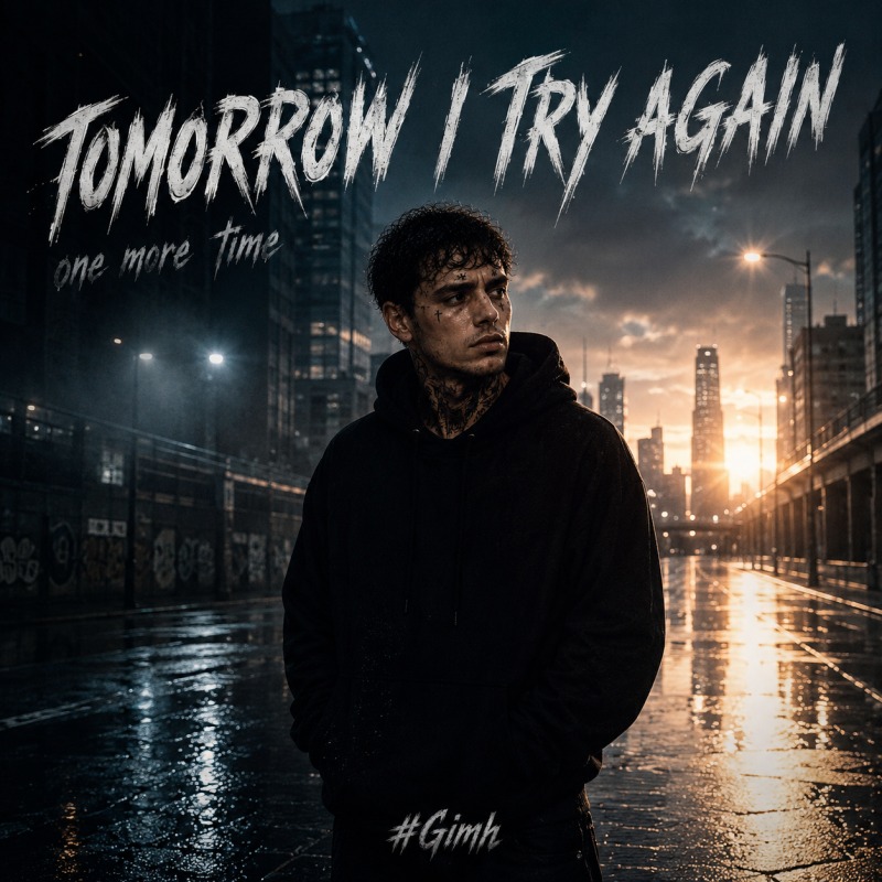Tomorrow I Try Again official video artwork by Ghost in my hoodie