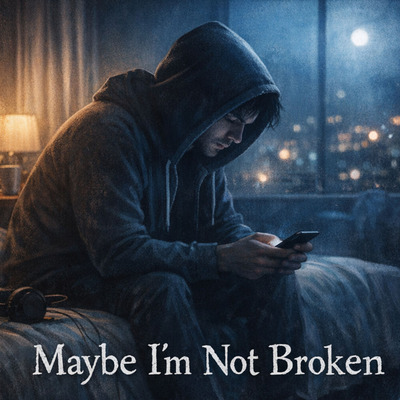 Maybe Im Not Broken cover art by Ghost in my hoodie